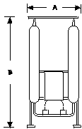 Heatless Twin Tower dimensions